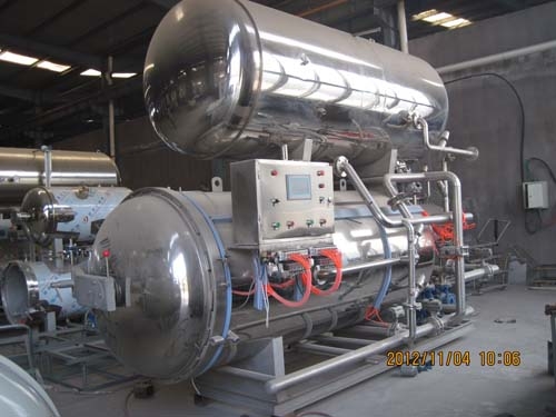 全自動(dòng)雙層旋轉(zhuǎn)式殺菌鍋